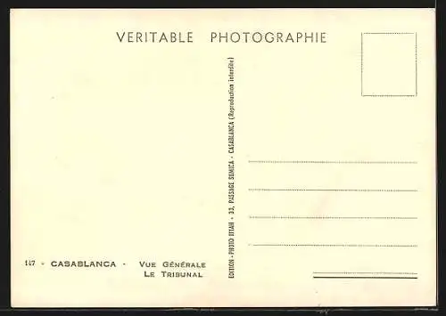 AK Casablanca, Vue Générale de Tribunal