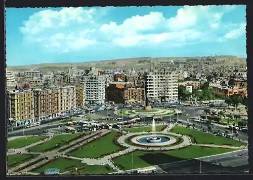 AK Kairo, Aussicht vom Nile Hilton Hotel Roof