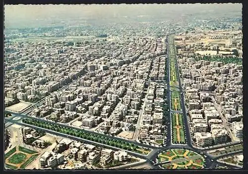 AK Kairo, Luftaufnahme von Heliopolis