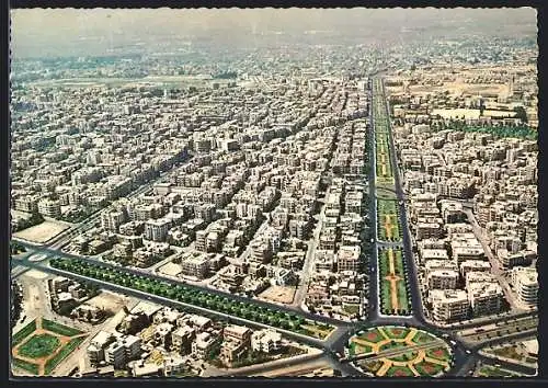 AK Kairo, Luftaufnahme von Heliopolis