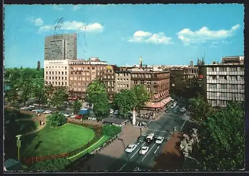 AK Düsseldorf, Geschäftshäuser an der Königsallee