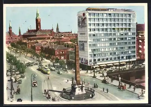 AK Kobenhavn, Vesterbros Passage, Strassenbahnen