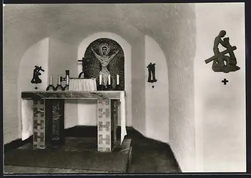 AK Wesel, Kirche zu den Heiligen Engeln, Krypta im alten Fort