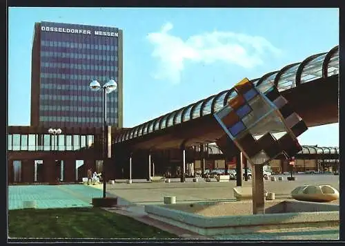 AK Düsseldorf, Neue Messe, Eingang