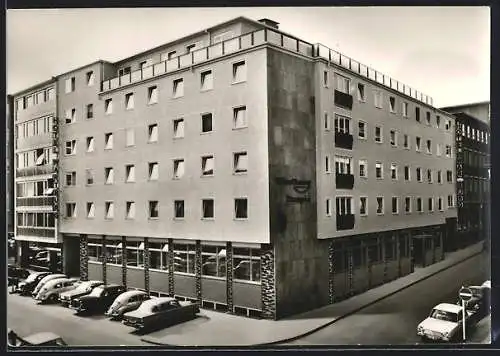 AK Stuttgart, Hotel Wartburg Hospiz, Lange Strasse 49