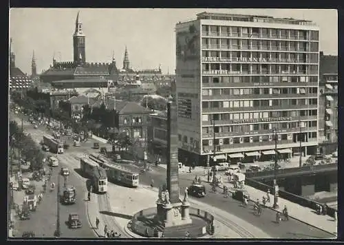AK Kopenhagen, Vesterbro Passage aus der Vogelschau
