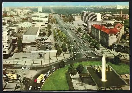 AK Berlin, Ernst-Reuter-Platz mit Technischer Universität