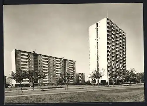 AK Berlin, Hochhäuser am Ruhwaldpark