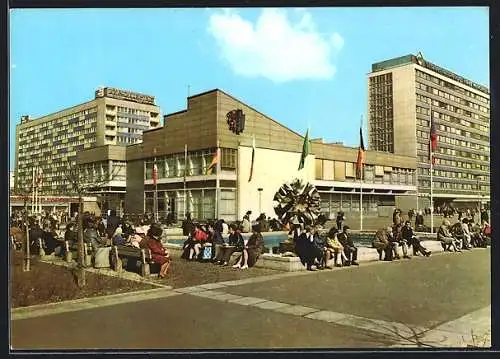 AK Leipzig, Blick auf den Sachsenplatz