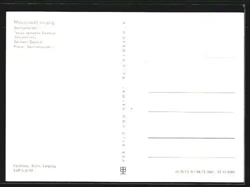 AK Leipzig, Blick auf den Sachsenplatz