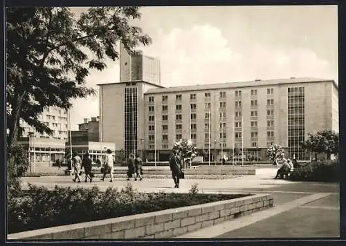 AK Leipzig, Sachsenplatz mit Gebäude