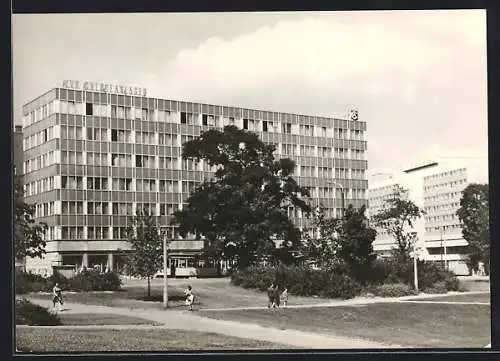 AK Leipzig, VEB Chemieanlagen und Hotel Stadt Leipzig