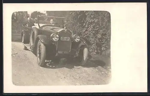 Foto-AK Buick mit dem Kennzeichen BVI 189