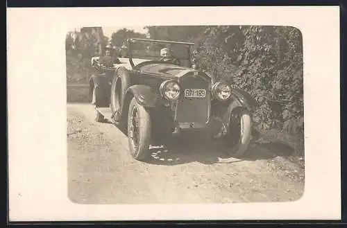 Foto-AK Buick mit dem Kennzeichen BVI 189 am Strassenrand