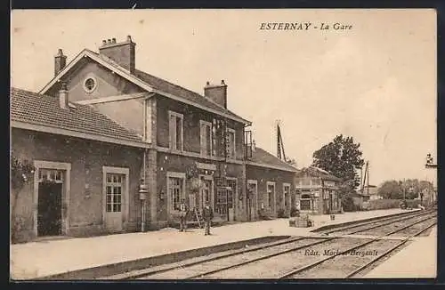 AK Esternay, La Gare