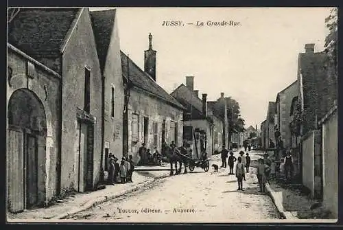 AK Jussy, La Grande-Rue