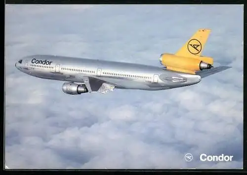 AK Condor DC 10-30 Düsenjet über den Wolken