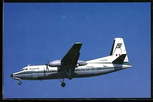 AK Fokker F27 Alisardra in der Luft