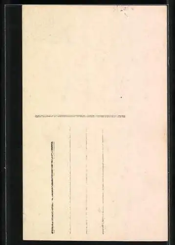 AK Frau mit Hut und Fisch, 1er Avril