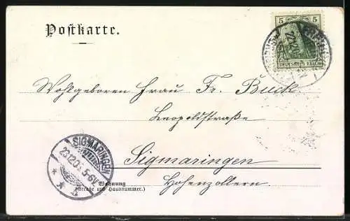 AK Jesuskind in der Krippe, Das Wort ist Fleisch geworden, Weihnachten und Neujahr