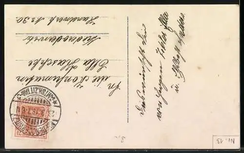 AK Mädchen mit Engel, Herzlichen Glückwunsch zur Konfirmation