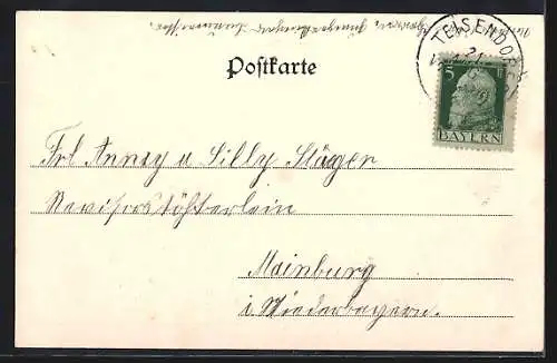 AK Teisendorf, Teilansicht mit Blick in den Ortskern