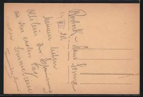 AK Rostock, Neuer Markt und Marienkirche