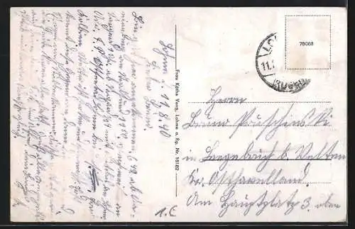 AK Lohme a. Rügen, Strandweg mit angelegten Ruderbooten