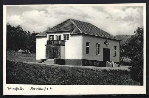 AK Lorsbach i. Taunus, Turnhalle des Turnverein von 1885
