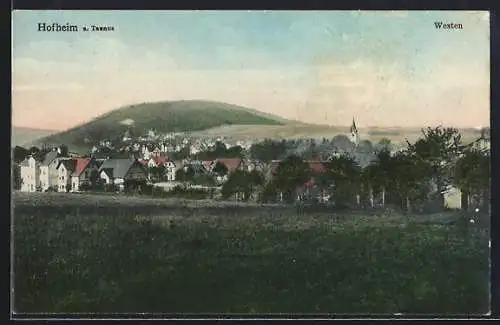 AK Hofheim a. Taunus, Teilansicht vom Westen der Stadt
