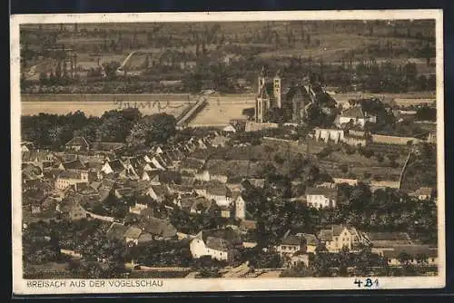 AK Breisach, Panorama aus der Vogelschau