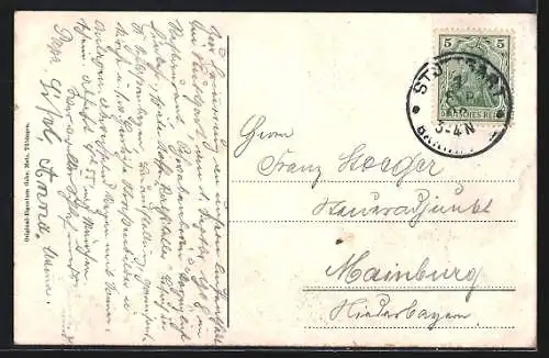 AK Stuttgart, Rathaus am Marktplatz