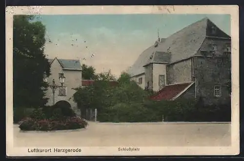 AK Harzgerode, Schlossplatz