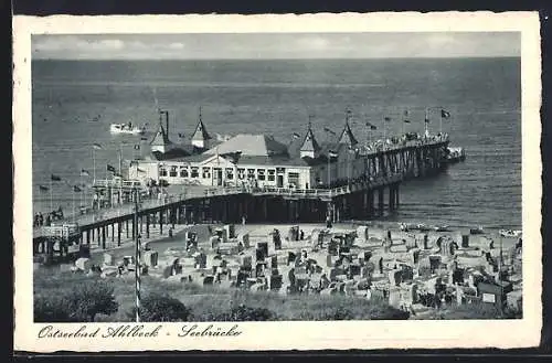 AK Ahlbeck, Ostseebad, Seebrücke
