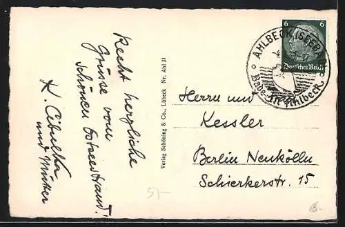 AK Ahlbeck, Ostseebad, Seebrücke