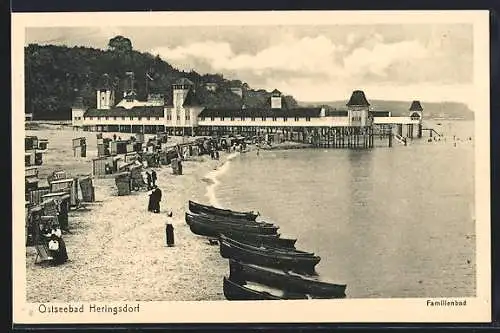 AK Heringsdorf, Ostseebad, Familienbad