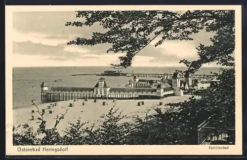 AK Heringsdorf, Ostseebad, Familienbad