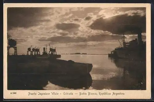 AK Bahía Blanca, Puerto Ingeniero White, Entrada