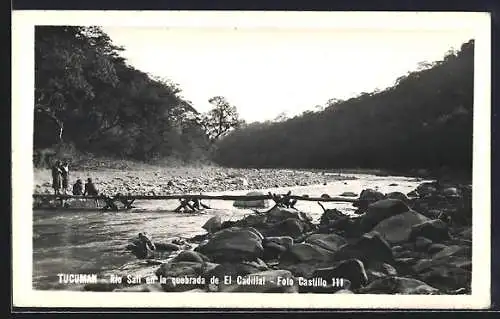 AK Tucuman, Rio Sali en la quebrada de El Cadillal