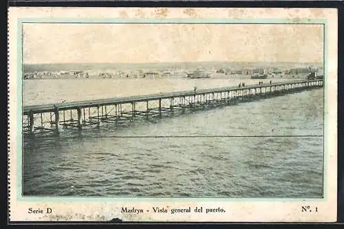 AK Madryn /Tierra del Fuego, Vista general del puerto