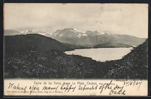 AK Chubut /Lago La Plata, Cerro de La Torre