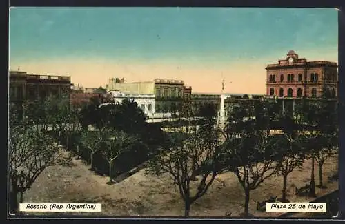 AK Rosario, Plaza 25 de Mayo