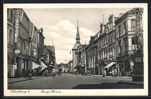 AK Oldenburg-O., Café H. Wittekind in der Langen Strasse