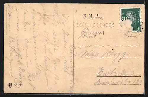 AK Oldenburg i. O., Langestrasse mit Lappan