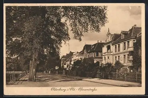 AK Oldenburg i. Old., Häuser in der Ofenerstrasse