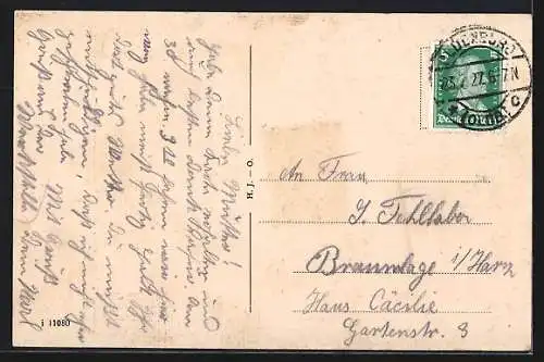 AK Oldenburg i. O., Villen in der Ofenerstrasse