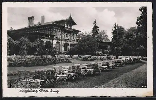 AK Magdeburg, Gasthaus Herrenkrug
