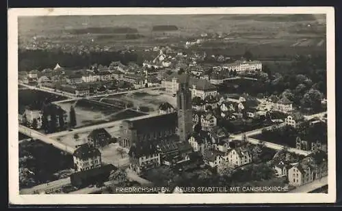 AK Friedrichshafen, Neuer Stadtteil mit Canisiuskirche