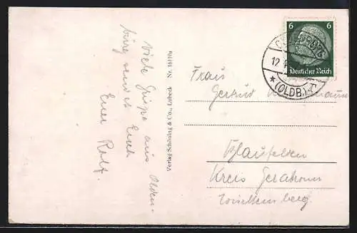 AK Oldenburg i. O., Markt mit Rathaus