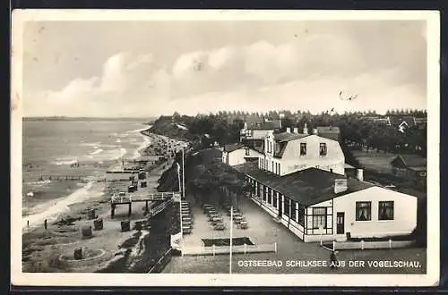 AK Schilksee, Restaurant und Blick auf den Strand